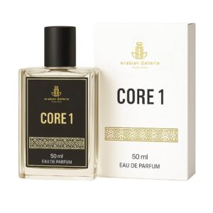 Arabian Galleria Core 1 Eau de Parfum for Men | Bold and Woody Scent | Luxury Long-Lasting Perfume for Men | Perfumes for Men | Gift for Husband | 50 ml